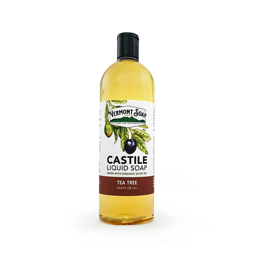 Tea Tree Castile Liquid Soap - Vermont Soap