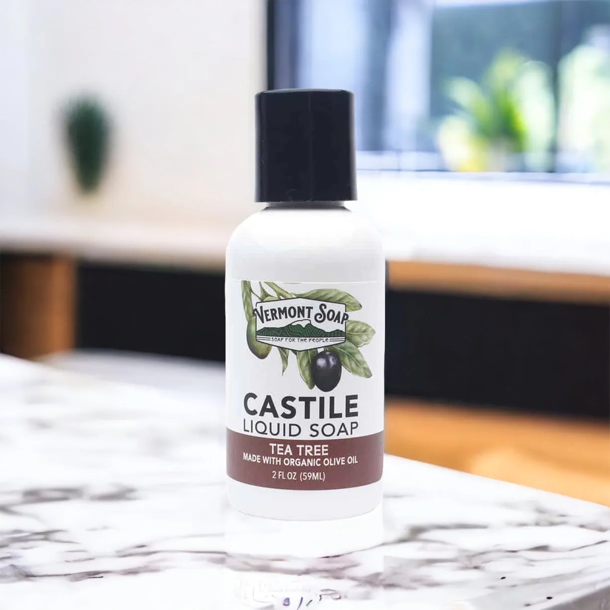 Tea Tree Castile Liquid Soap - Vermont Soap