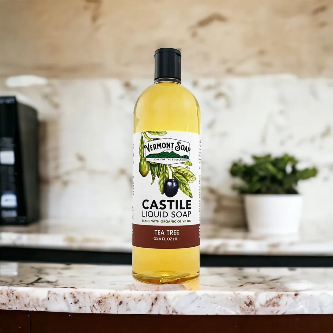 Tea Tree Castile Liquid Soap - Vermont Soap