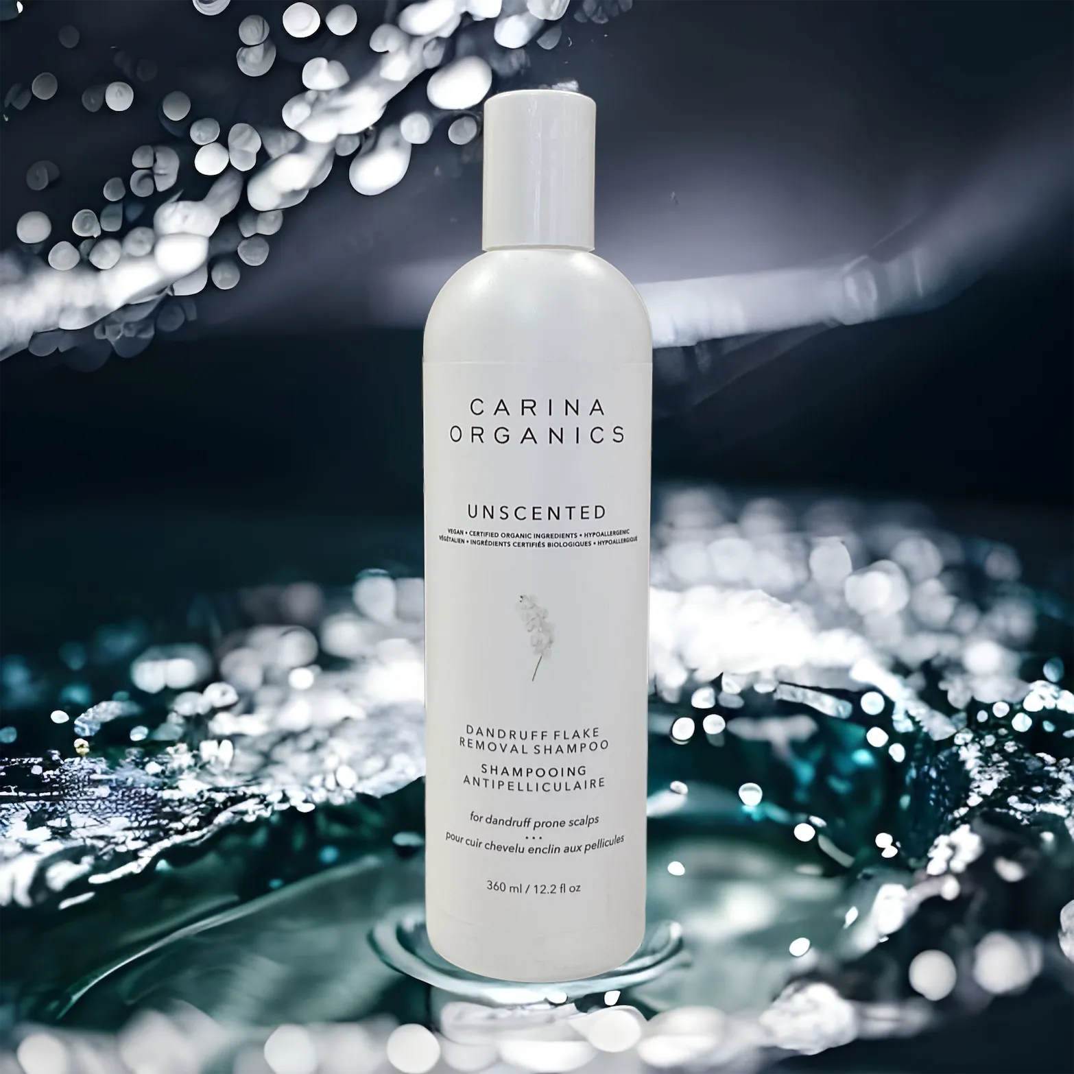 Unscented Dandruff Flake Removal Shampoo 360ml - Carina Organics
