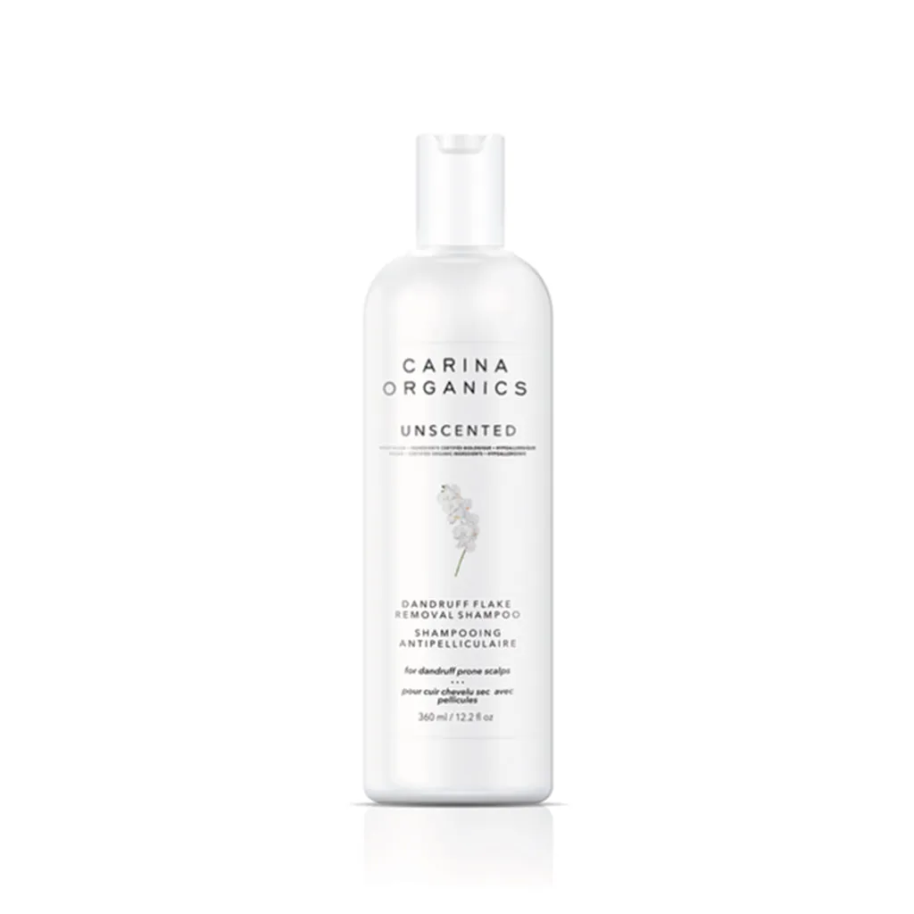 Unscented Dandruff Flake Removal Shampoo 360ml - Carina Organics