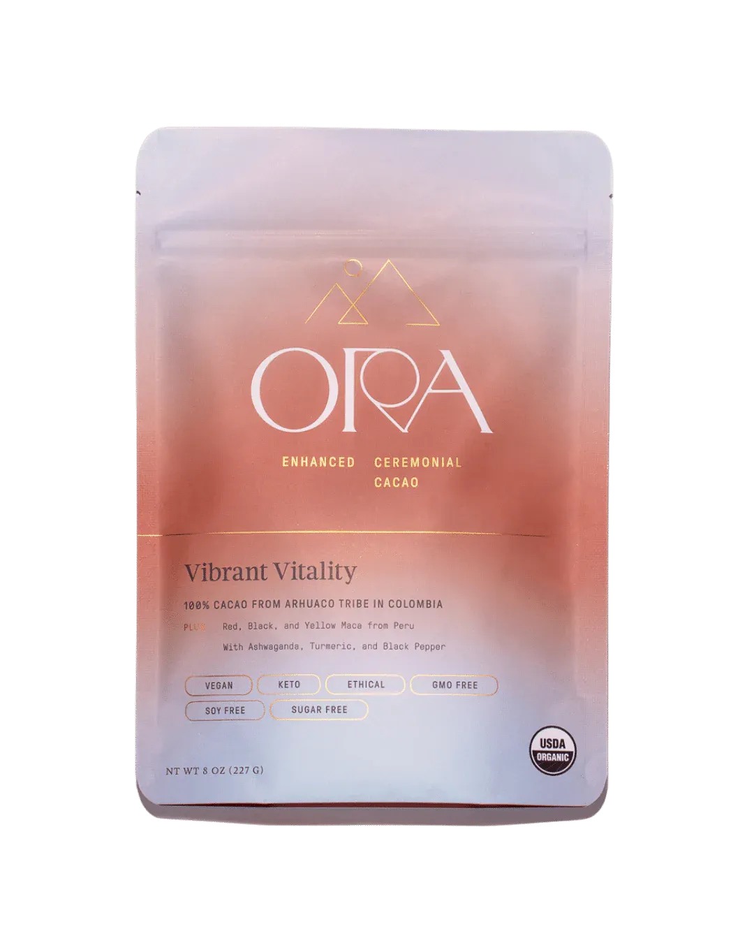 Vibrant Vitality - Enhanced 100% Pure Organic Ceremonial Cacao