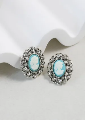 Vintage-Inspired Cameo Earrings