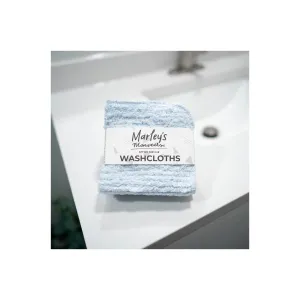 WASH CLOTHS X 4 - COTTON CHENILLE